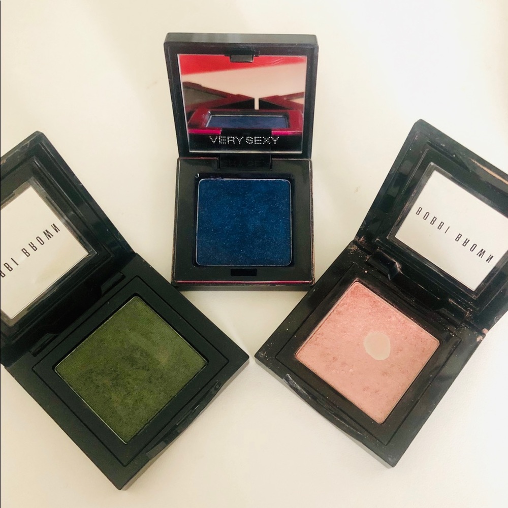 Bobbi Brown and VS eyeshadow trio